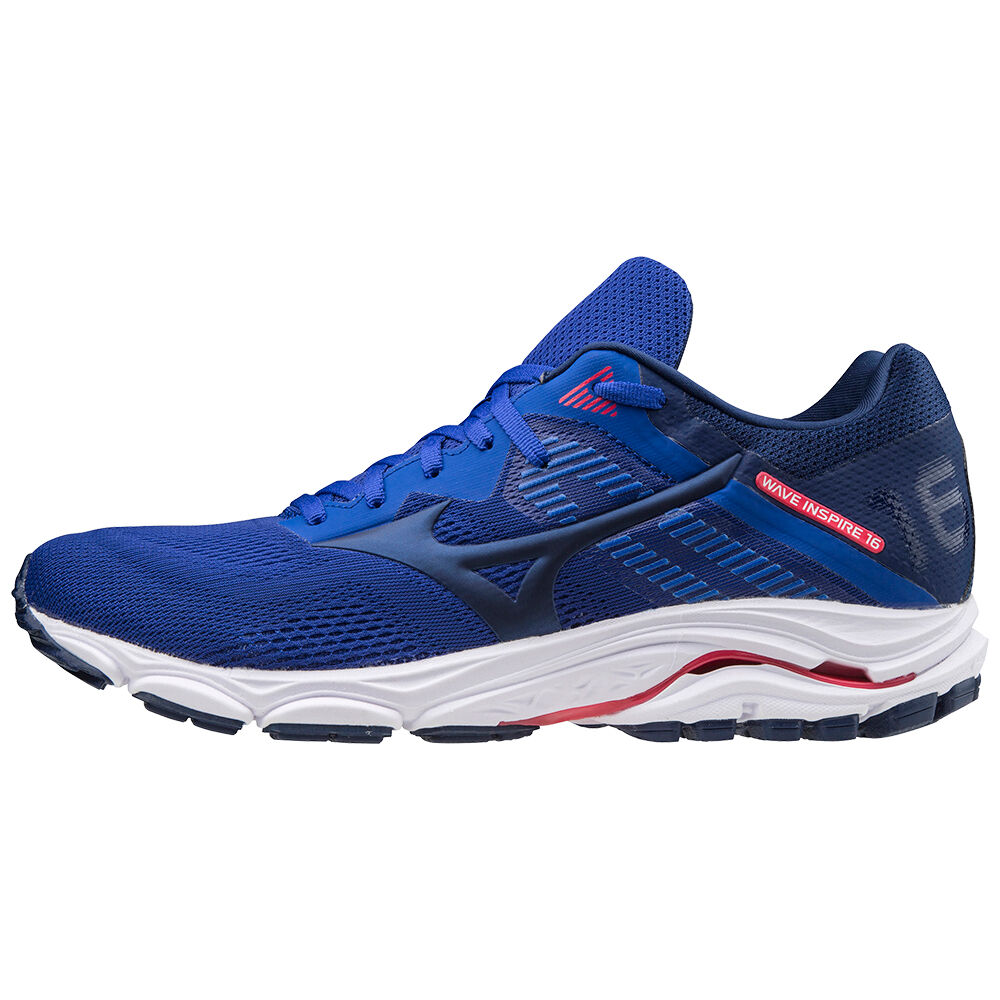 Zapatillas Running Mizuno Wave Inspire 16 Hombre Azules/Rosas Baratas LQUD-97628